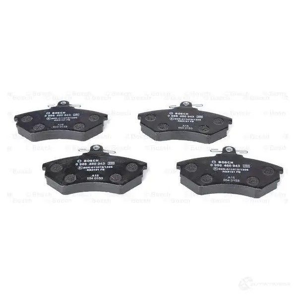 Тормозные колодки, комплект BOSCH 337714 90R01139-004 20 168 0986460943