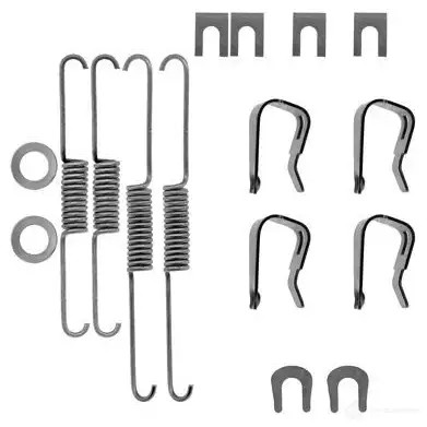 Ремкомплект тормозных накладок BOSCH 1987475200 A S165 QXB8O76 352415