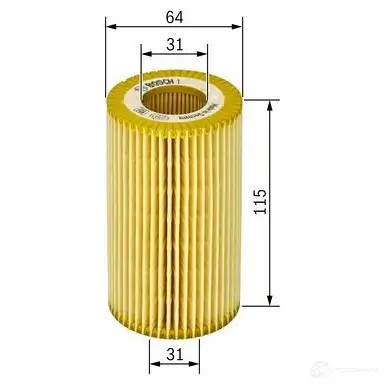 Масляный фильтр BOSCH P 9116 7MANB 348719 1457429116