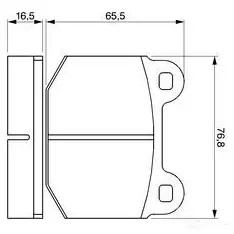 Тормозные колодки, комплект BOSCH 0986463232 BP633 337848 20 323