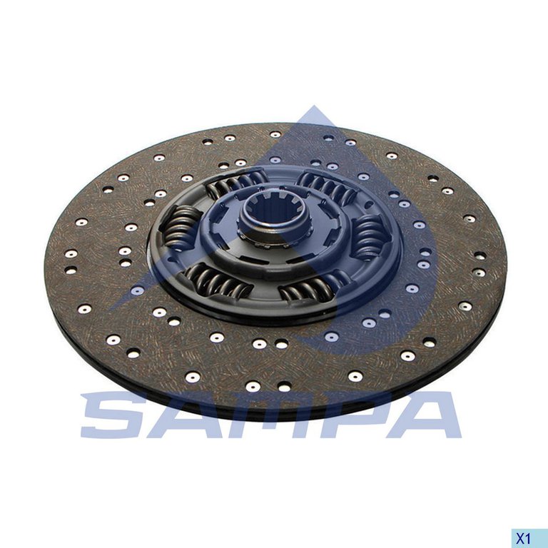 Диск сцепления MAN TGA, TGS, TGX, F90, F2000 (430WGTZ 10N 2'') SAMPA