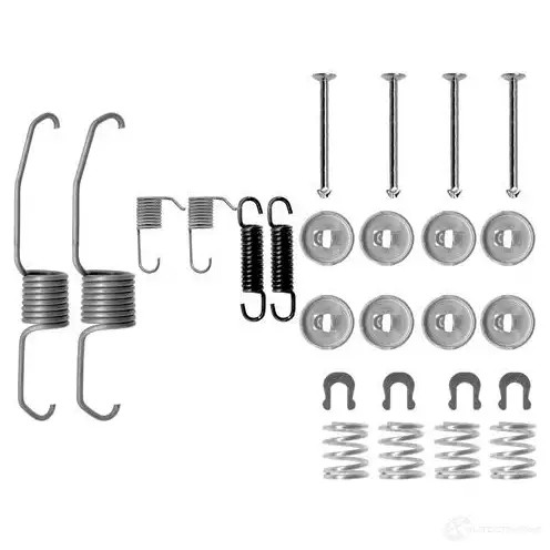 Ремкомплект тормозных накладок BOSCH 2GBXU28 1987475106 AS 075 352331