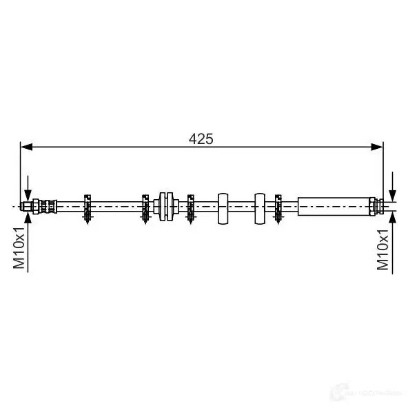 Тормозной шланг BOSCH VM46I 353034 1987476636 BH 329