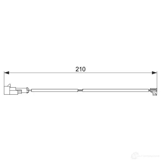 Датчик износа тормозных колодок BOSCH AP 620 BAU0R 1987474520 351949