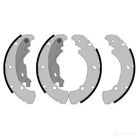Барабанные тормозные колодки, комплект BOSCH BS4 809 1193528863 UUA2Q f026004560