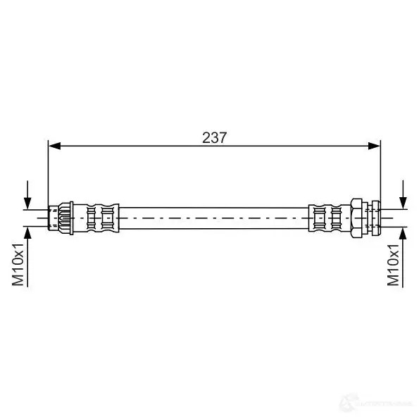 Тормозной шланг BOSCH 354171 B H944 1987481052 5YFMG02