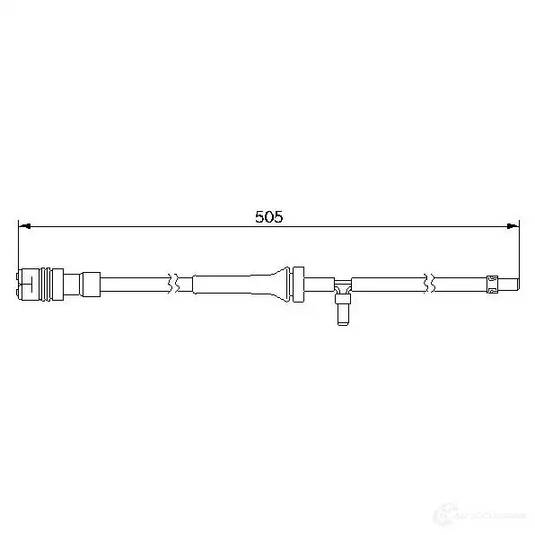 Датчик износа тормозных колодок BOSCH 1987474997 AP245 99 7 352267