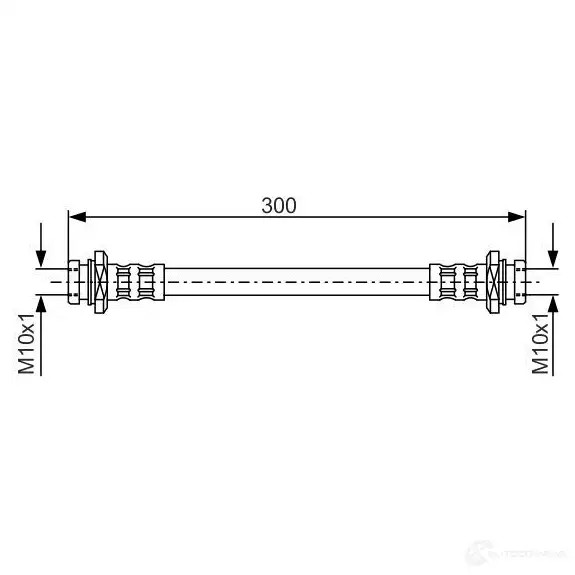 Тормозной шланг BOSCH BH55 2 353236 1987476908 HSV7Z
