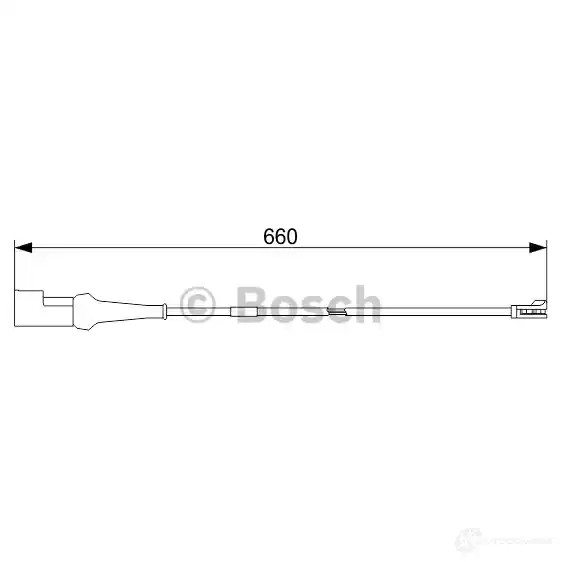 Датчик износа тормозных колодок BOSCH 1987473552 A P1042 XJKJHC 351549