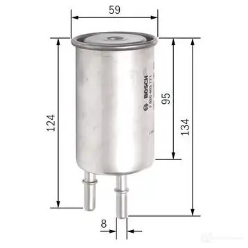Топливный фильтр BOSCH 1193529861 VS939L F 3771 f026403771