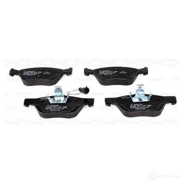 Тормозные колодки, комплект BOSCH 336299 BP324 216 36 0986424578