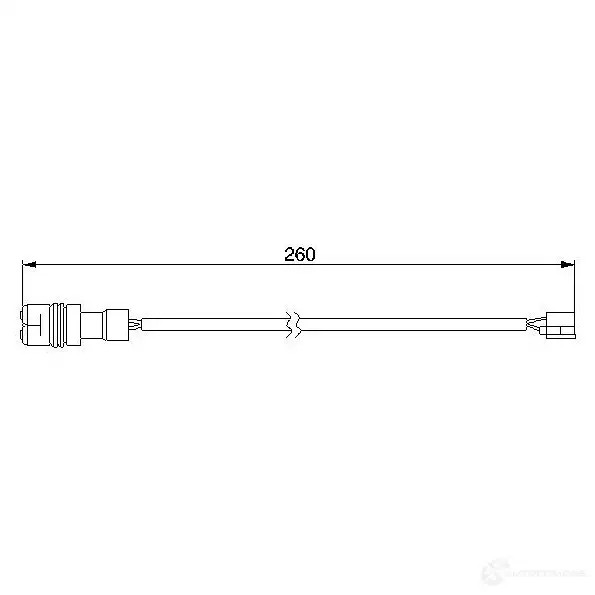 Датчик износа тормозных колодок BOSCH 9 87 352257 1987474987 AP235
