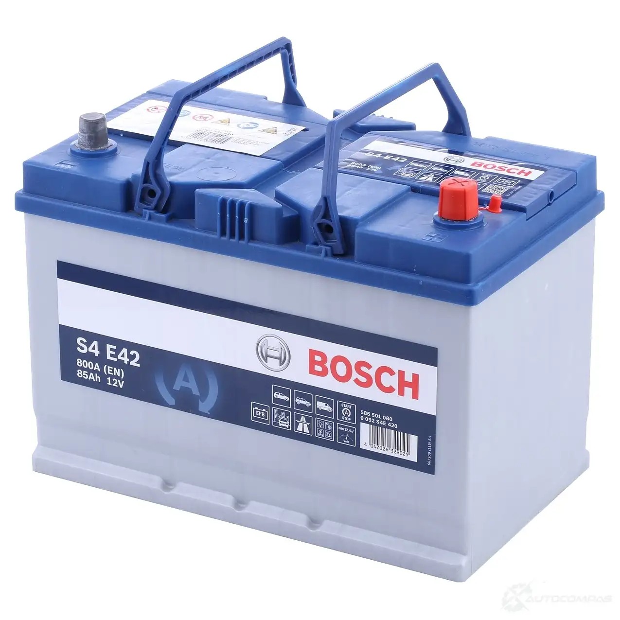 Аккумулятор 85 ач 800 а 12 в кальциевый [ca/ca] 304x173x225 BOSCH M6 ACB0 1437240676 0092S4E420