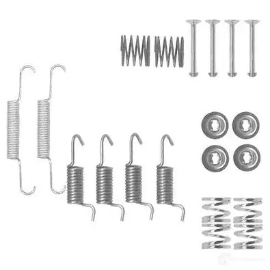 Ремкомплект колодок ручника BOSCH AS2 71 352518 9WQC4I 1987475322