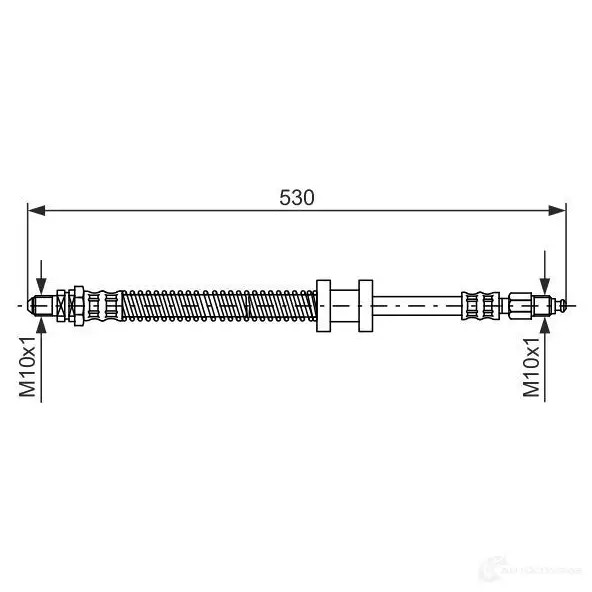 Тормозной шланг BOSCH BH7 98 352720 1987476179 BLAUGKL