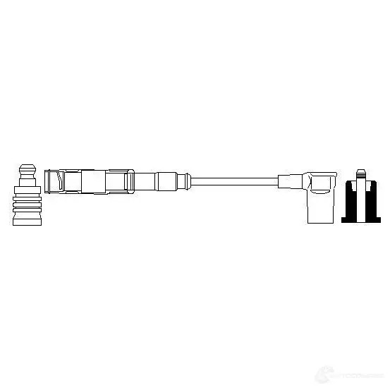 Высоковольтный провод зажигания BOSCH 51 MC 324959 0356912905 D2U41B8