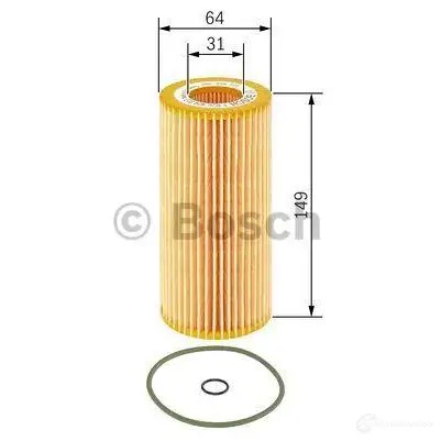 Фильтр АКПП, гидравлический BOSCH P 4019 VYSVO7B f026404019 370525