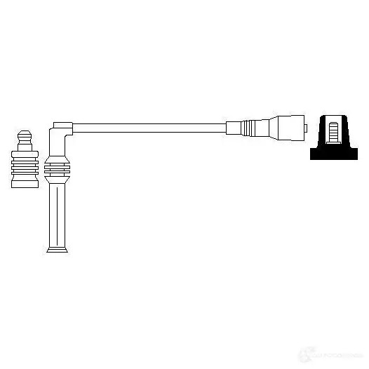 Высоковольтный провод зажигания BOSCH 335319 QC 40 0986356175 GHIAO