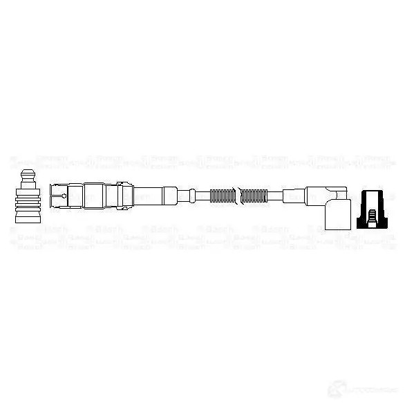 Высоковольтный провод зажигания BOSCH WVIF4 335941 0986357704 45 BK