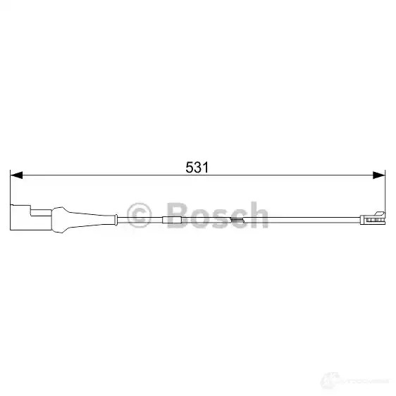 Датчик износа тормозных колодок BOSCH 1987473551 RKPSX0D 351548 AP10 41