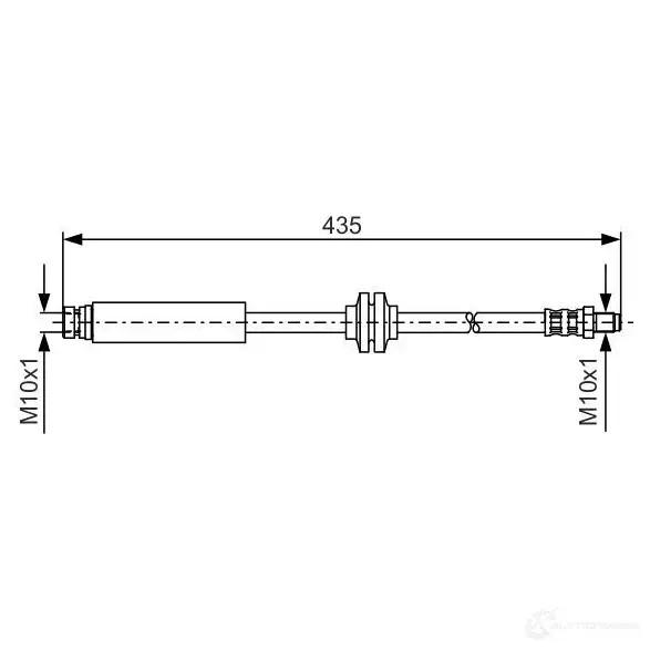 Тормозной шланг BOSCH 352723 1987476182 BM8TS BH 756