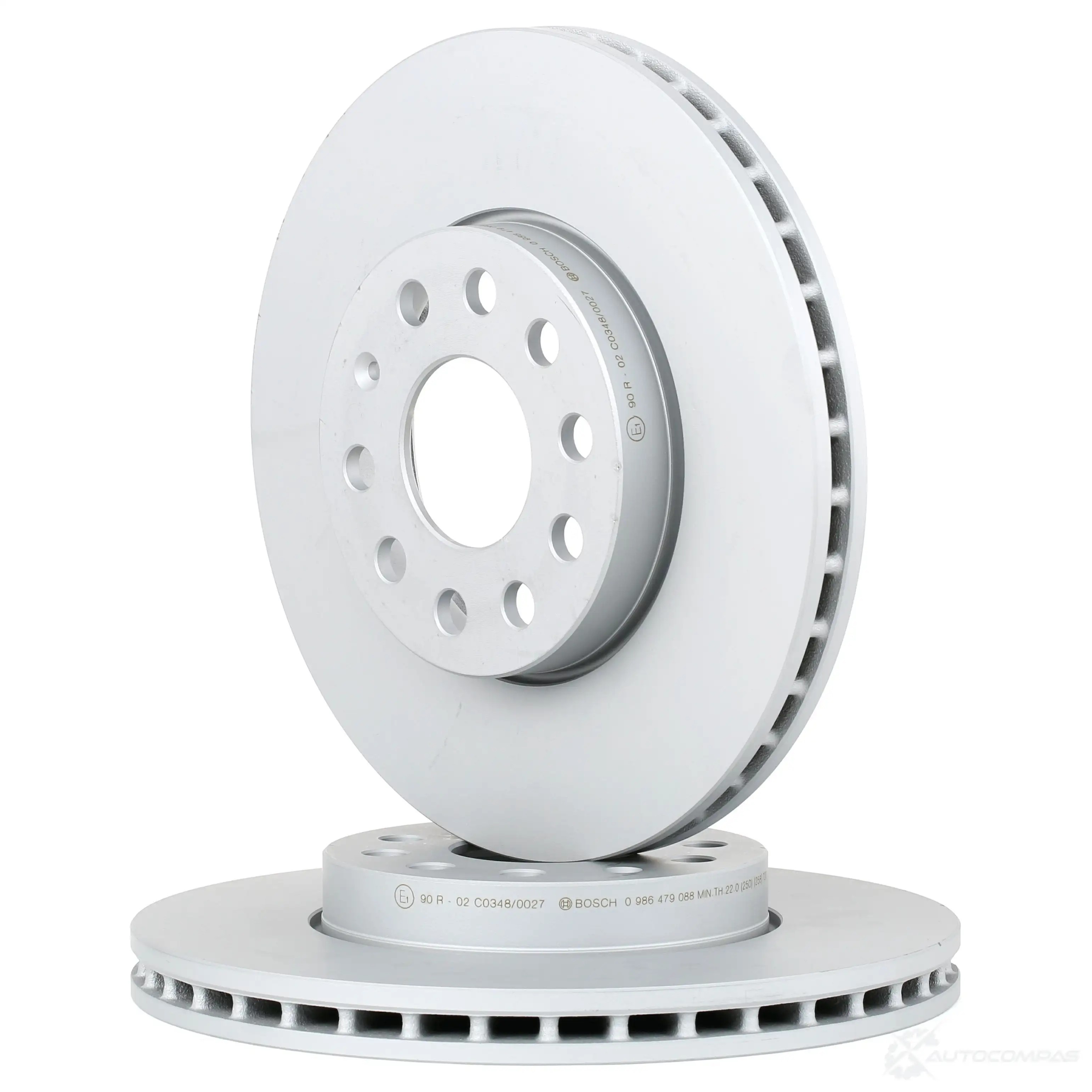 Тормозной диск BOSCH 0986479088 339372 E1 90 R -02C0348/0027 BD1023