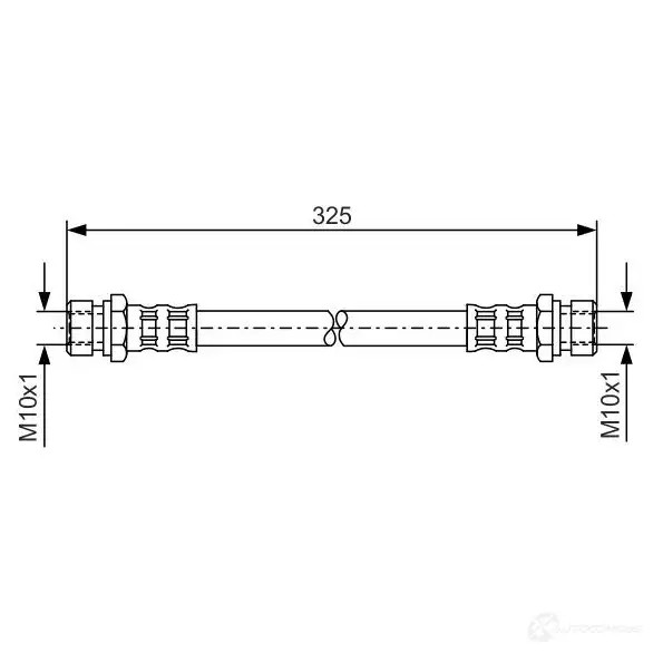 Тормозной шланг BOSCH 1987476177 352718 J5GYKM BH 844