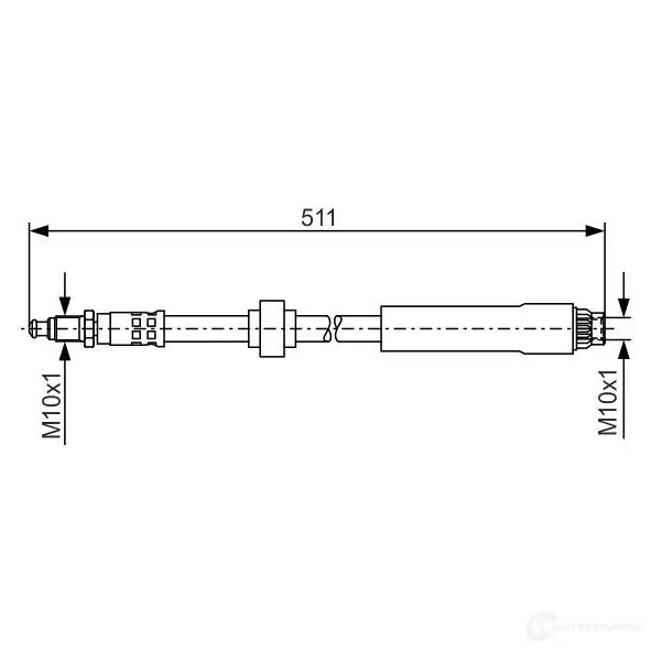 Тормозной шланг BOSCH BH22 5 NKKIR 1987476531 352957