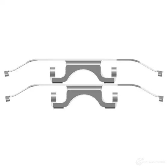 Ремкомплект колодок BOSCH OZJSON 351766 1987474322 AP2 83