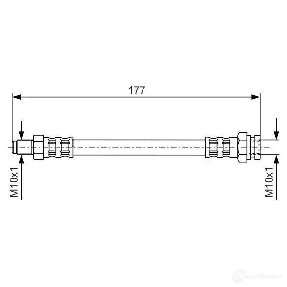 Тормозной шланг BOSCH 353066 BH3 64 LGYUB1 1987476671