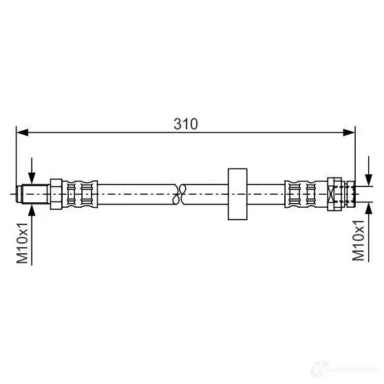 Тормозной шланг BOSCH MTDMIN 1987476883 BH 527 353215
