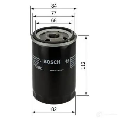 Масляный фильтр BOSCH 329199 P 3266 0451103266 WW6M5BN