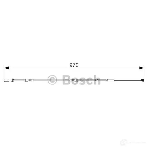 Датчик износа тормозных колодок BOSCH 1987473546 351543 WD3MW AP1 037