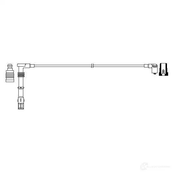 Высоковольтный провод зажигания BOSCH 60 VD 0986357711 335948 P5EWH