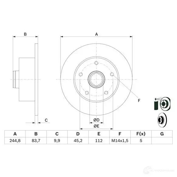 Противотуманная фара, противотуманка птф BOSCH 0305120105 E4 2993 321541 QKO5U7K