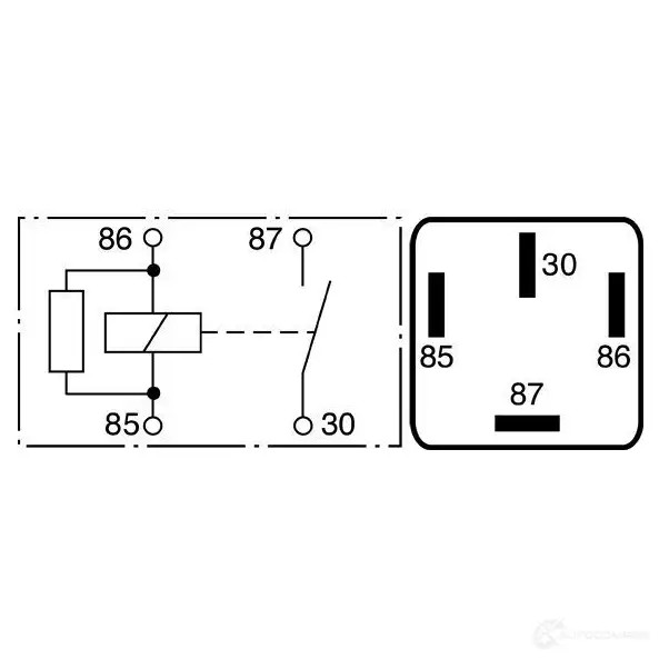 Реле BOSCH UR6J42 0986332023 334830 V23134- J52-X451