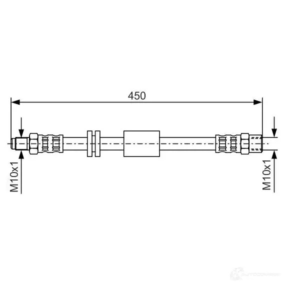 Тормозной шланг BOSCH 4BIKY4 352891 1987476443 B H147