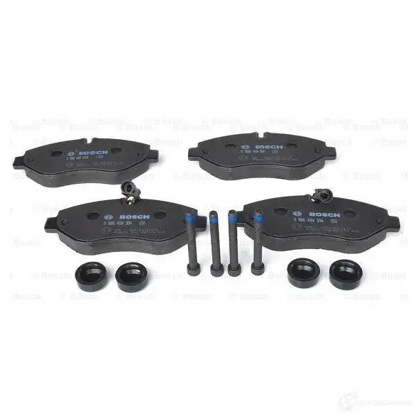 Тормозные колодки, комплект BOSCH 342321 BP1224 29192 0986494334