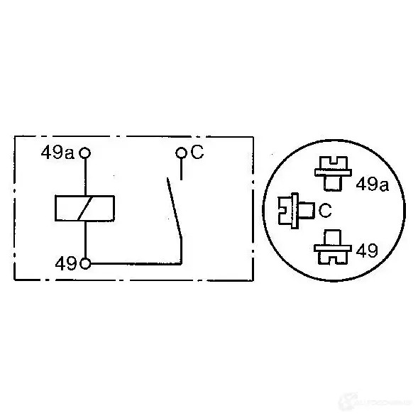 Реле BOSCH STROMRELAIS RUNDUMKENNLEUCHTE 324143 SH/EJ 1/2 0332400002