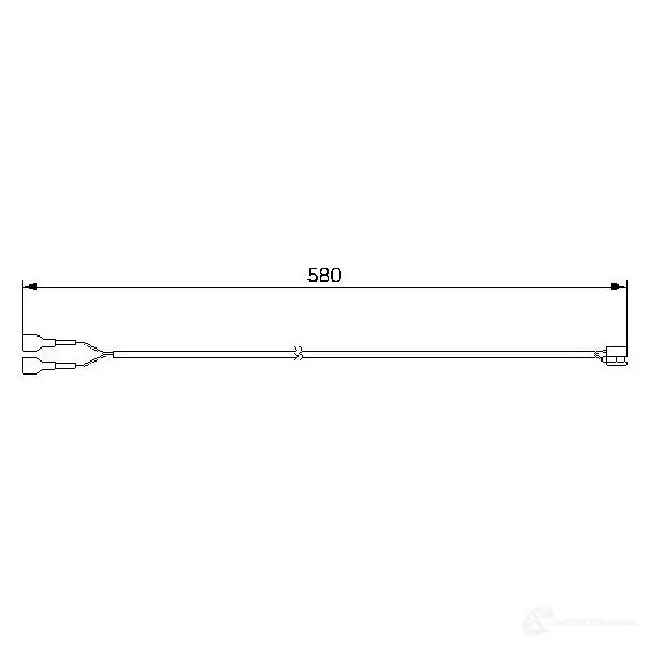 Датчик износа тормозных колодок BOSCH AP226 352248 1987474978 97 8