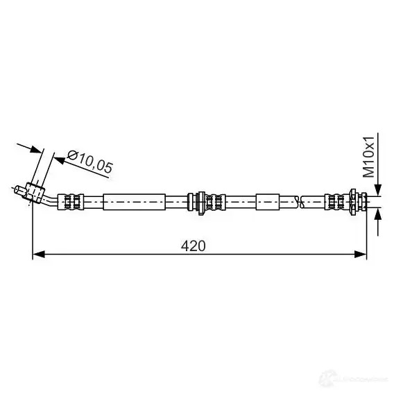 Тормозной шланг BOSCH 353161 1987476790 4HN008 BH 471