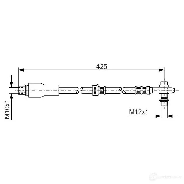 Тормозной шланг BOSCH 354184 BH95 8 FX9P2 1987481066