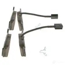 Тормозные колодки, комплект BOSCH JD XXUA 1437243517 0986424848