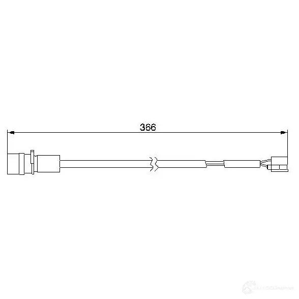 Датчик износа тормозных колодок BOSCH 1987474986 9 86 352256 AP234