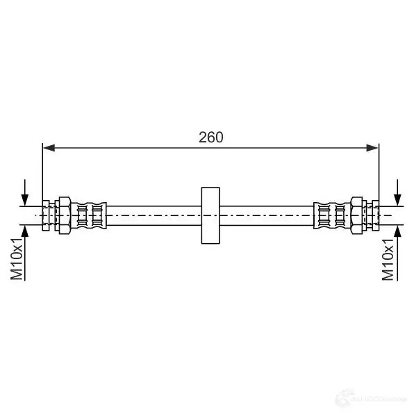 Тормозной шланг BOSCH OYTYNEU 1987476092 BH7 12 352649