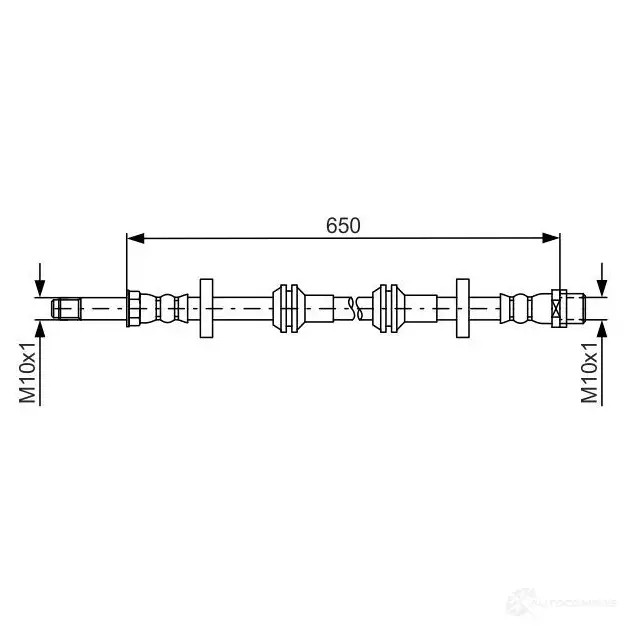 Тормозной шланг BOSCH SB25HF 1987481690 BH15 74 354783