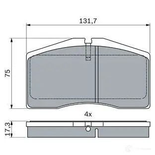 Масляный фильтр BOSCH 1457429157 AH 157 348742 P 9157