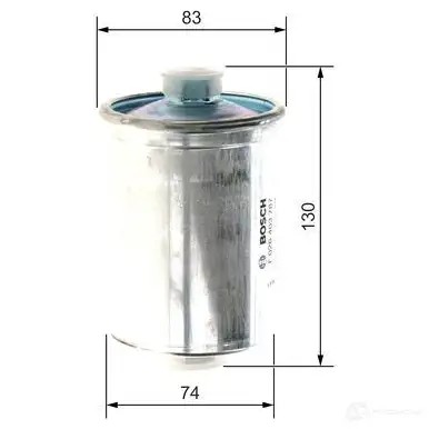 Топливный фильтр BOSCH 1437240752 f026403787 HIS2M4 M