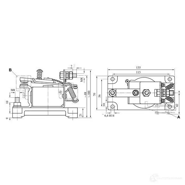 Реле BOSCH LNV N8RU 324314 0333200012 3165142024059