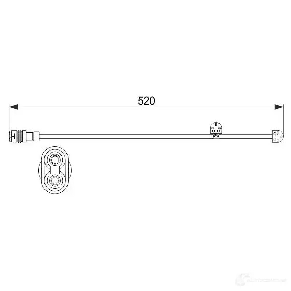 Датчик износа тормозных колодок BOSCH LPNOBM AP 861 351531 1987473533